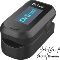 Dr. Trust (USA) Model 210 FingerTip Oxy meter Finger Oxygen Saturation Heart Rate Monitor Pulse Oximeter(Black)