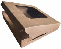 Sipco Self-Locking Box Craft Paper Packaging Box(Pack of 20 Brown)