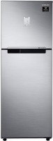 View Samsung 253 L Frost Free Double Door 3 Star (2021) Refrigerator(Elegant Inox, RT28A3453S8/HL)  Price Online