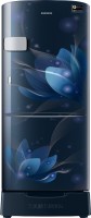 View Samsung 192 L Direct Cool Single Door 3 Star (2021) Refrigerator with Base Drawer(Saffron Red, RR20A1Z2YU8/HL) Price Online(Samsung)