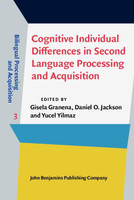 Cognitive Individual Differences in Second Language Processing and Acquisition(English, Hardcover, unknown)