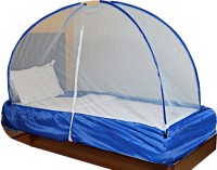 OnlineTree Polyester Adults INDSINGLEBLUE Mosquito Net(Blue)