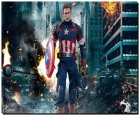 SKY DOT marvel-captain-america-chris-evans-the-avengers-age-of-ultron-movie Mousepad(Multicolor)