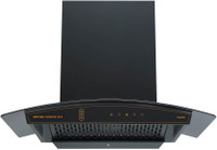Kutchina VIRGOSE DLX 75 Auto Clean Wall Mounted Chimney(Black 1200 CMH)
