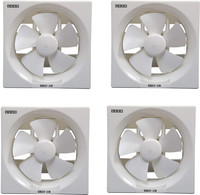 USHA crisp air.,pack of 4 150 mm 5 Blade Exhaust Fan(white, Pack of 4)