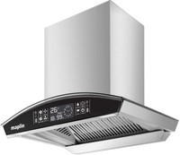 Maplin SS60-Silver2021 Auto Clean Wall Mounted Chimney(Silver 1400 CMH)