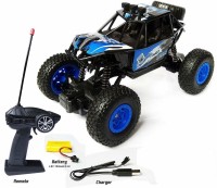 Dallao Waterproof Remote Controlled Rock Crawler RC Monster Car With Wheel Remote , 4 Wheels , 1 Stepnee, , 1:20 scale(Blue)
