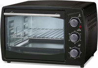 Wis Tec 18-Litre 1200-Watt 18 Litre Oven Toaster Griller of Stainless Steel with Rotisserie Function (Black) Oven Toaster Grill (OTG)(BLACK)