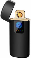 carexo USB Charging Finger Touch Cigarette Pocket Lighter(BLACK)