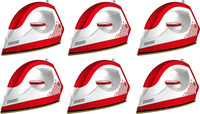 USHA EI 3302 pack of 6 1100 W Dry Iron(Gold and Velvet Red)
