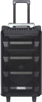 Takara Takara Karaoke Speaker T 7112 Trolley 12 Inch Speaker Portable Multimedia Bluetooth; Audio Recording; USB; SD; TF; AUX PA System with 2 Wireless UHF Mic; Remote Control; FM (Black) T-7112 Indoor, Outdoor PA System(120 W)