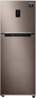 View SAMSUNG 288 L Frost Free Double Door 2 Star Convertible Refrigerator(Luxe Bronze, RT34A4632DX/HL) Price Online(Samsung)