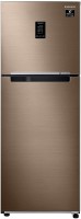 View SAMSUNG 288 L Frost Free Double Door 2 Star Convertible Refrigerator(Luxe Bronze, RT34A4632DU/HL) Price Online(Samsung)