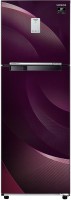 SAMSUNG 243 L Frost Free Double Door 3 Star Convertible Refrigerator(Rythmic Twirl Plum, RT30A3A234R/HL)