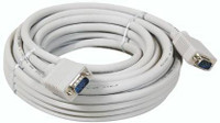 TERABYTE 30 METER VGA TO VGA 30 m VGA Cable(Compatible with VGA TO VGA, 30 METER VGA TO VGA MALE TO MALE, White, One Cable)