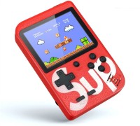 Dilurban Best looking New Arrival SUP Game Box Game Console 3 INCH Retro FC Game Player Classic Game 400 in 1 Sup Game Box USB Rechargeable Portable Handheld Game with TV Output Cable,Charging USB Cable Portable Video Game Birthday Presents for Children & Inbuilt With 400 Games 8 GB with Mario/Super