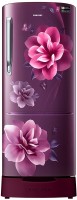 View Samsung 192 L Direct Cool Single Door 3 Star (2021) Refrigerator(Camellia Purple, RR20A282YCR/NL)  Price Online