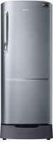 View SAMSUNG 230 L Direct Cool Single Door 3 Star Refrigerator(Elegant Inox, RR24A282YS8/NL) Price Online(Samsung)
