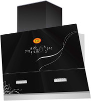 SURYA SU901-90cm-Black Auto Clean Wall Mounted Chimney(Black 1400 CMH)