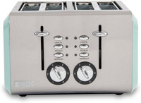 Peng Essentials Cotswold-183774 1960 W Pop Up Toaster(Sage)