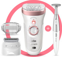 Braun Silk-pil 9-890, Epilator for Long-Lasting Hair Removal, includes a Bikini Styler Cordless Epilator(Multicolor)
