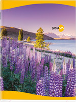 NAVNEET Youva Soft Bound 18x24 cm Single Line High Quality Regular Notebook Ruled 172 Pages(Multicolor, Pack of 6)