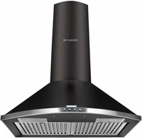 Faber HOOD TENDER 3D BK T2S2 LTW 60 cm Wall Mounted Chimney(Black 1095 CMH)