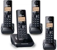 Panasonic cordless intrcom 4 line Cordless Landline Phone(Black)