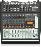 Behringer PMP500 Europower 500-Watt 12-Channel Powered Mixer Digital Sound Mixer