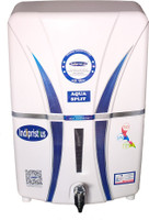 Indipristius aqua split diamond 12 L RO + UV + TDS Water Purifier(White)