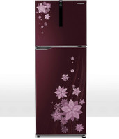 Panasonic 270 L Frost Free Double Door 5 Star Refrigerator(Pointed Floral Wine, NR-BG271VPW3)