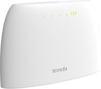TENDA 4G03 3G/4G LTE N300 Wi-Fi Router, Parental Control, Connects Up to 32 Devices 150 Mbps 4G Router(White, Single Band)