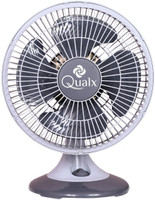 QUALX ESTEEM 300mm High Speed 300 mm Silent Operation 4 Blade Table Fan(WHITE, GREY, Pack of 1)