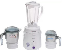 Sujata 407-AI SUPERMIX MIXER GRINDER 900 Mixer Grinder (3 Jars, White)