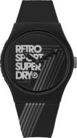 Superdry SYG181B Urban Retro Analog Watch For Unisex