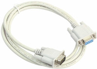 LipiWorld  TV-out Cable Serial RS232 9-Pin 9 Pin Male to Female PC Converter Extension Cable-4Meter(White, For Laptop)
