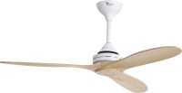 Syska BREEZE 1320 mm Remote Controlled 3 Blade Ceiling Fan(White, Pack of 1)