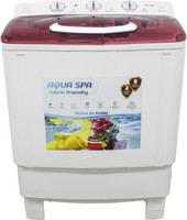Dvizio 7.5 kg Aqua Spa Fabric Friendly Wash Technology Semi Automatic Top Load White, Maroon(WE-7501)