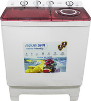 Dvizio 8.5 kg Aqua Spa Fabric Friendly Wash Technology Semi Automatic Top Load White, Maroon(WE-8501)