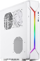 SilverStone RVZ03-ARGB Slim Mini-Itx with Integrated Addressable RGB Lighting Mini-ITX Cabinet(White)