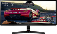 LG ULTRAWIDE SERIES 29 inch Quad HD LED Backlit IPS Panel Gaming Monitor (29 inch 21:9 Ultrawide Full HD IPS Gaming, Multitasking Monitor, 75Hz Refresh Rate - USB C, Display Port, HDMI - 10 W Inbuilt Speaker - 29UM69G)(AMD Free Sync, Response Time: 1 ms)