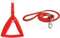 havish Dog Harness & Leash(Large, RED)