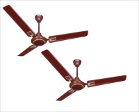 ACTIVA GALAXY DECO 5 STAR ( PACK OF TWO ) 1200 mm 3 Blade Ceiling Fan(BROWN, Pack of 2)