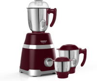 MAHARAJA WHITELINE Ultramax Plus MX-232 800 Mixer Grinder (3 Jars, Brown)