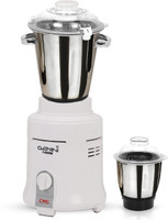 Gemini GEM1400COMMWHT Commercial Heavy duty and Hi-Tech 100% copper motor with 2 Stainless Steel Jars, White|Restaurants|Catering|Hotels|Food Industry|Heavy Home Usage COMMERCIAL 1400 Mixer Grinder (2 Jars, White)