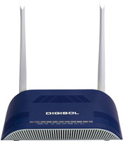 DIGISOL DG--GR1321 300 Mbps Wireless Router(Blue, White, Single Band)
