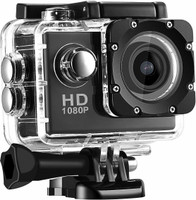 VKB d3 Action Camera 1080P 12MP Sports Camera Full HD 2.0 Inch Action Cam 30m/98ft Underwater Waterproof Camera with Mounting Accessories Sports and Action Camera(Black, 102 MP)