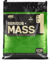 Optimum Nutrition (ON) Serious Mass High Protein and High Calorie Powder Weight Gainers/Mass Gainers(5.44 kg, Vanilla)