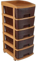 HUMBLE KART Jewelery Organizers(Brown, Plastic)