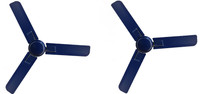 Havells Standard frorer 1200 mm 3 Blade Ceiling Fan(matt blue, Pack of 2)